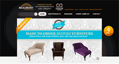 Desktop Screenshot of beaumont-furniture.co.uk